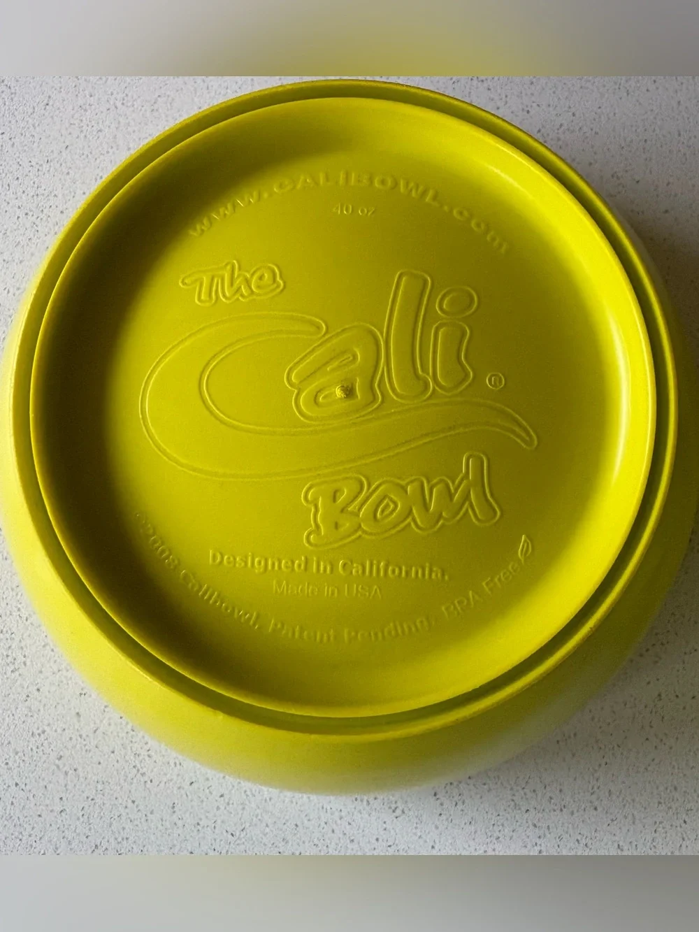 Crate & Barrel CaliBowl Green Yellow Nonslip Nesting Mixing Bowl, Set of 3